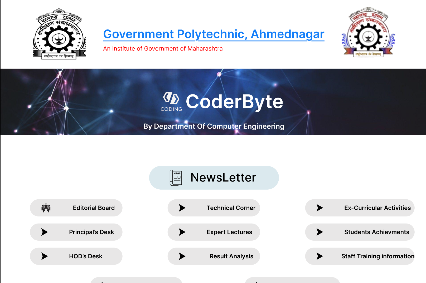 College News Letter Design